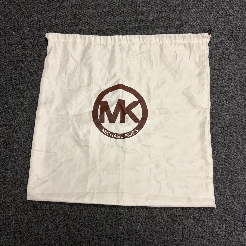 Michael Kors Cream Drawstring Dust Bag for Handbags and Accessories 18x18